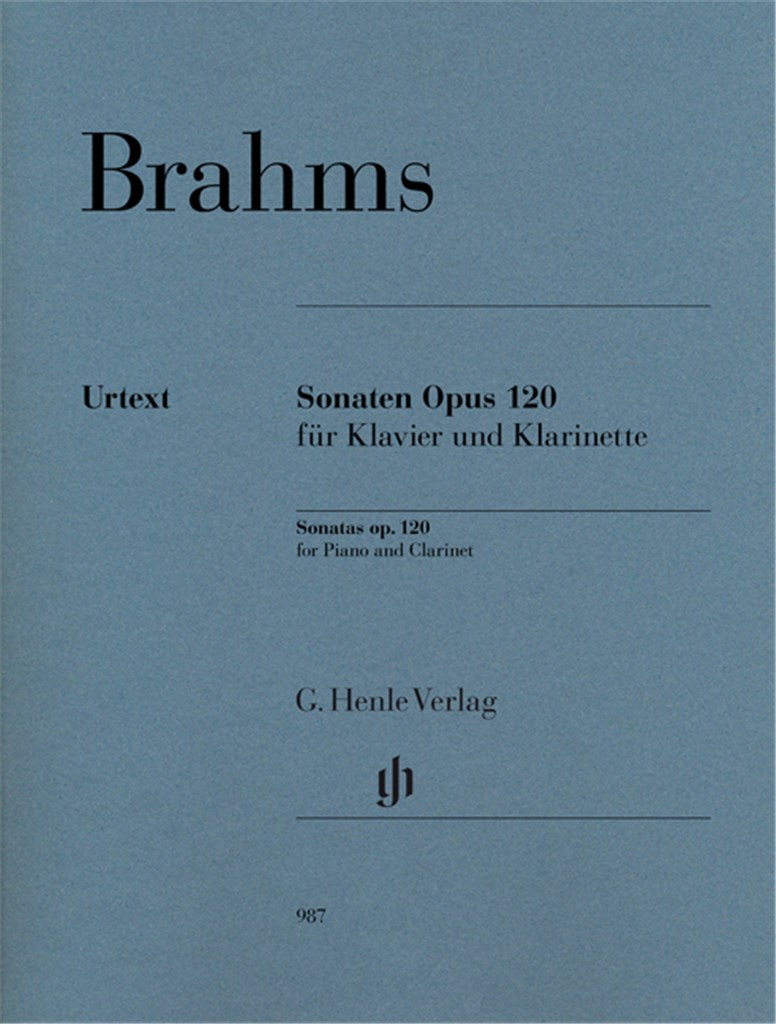 Sonaten op.120 für Klarinette und Klavier